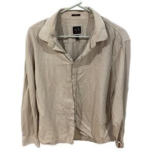 Men’s Armani Exchange AX slim fit button down XL